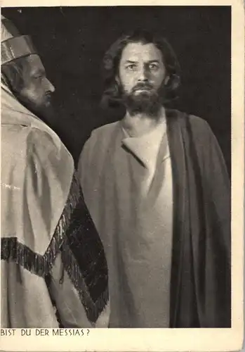 8103 OBERAMMERGAU, Passionsspiele 1934, "Bist Du der Messias?"