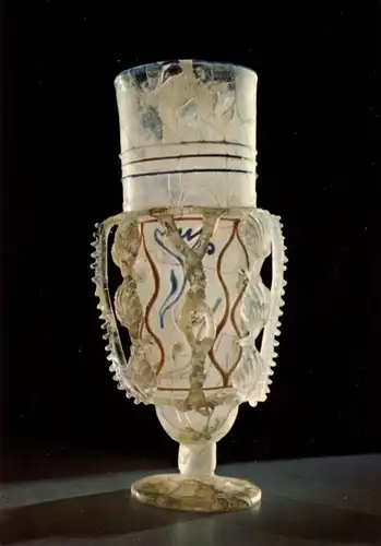 5000  KÖLN, Römisch - Germanisches Museum, Gläserner Muschelpokal, DKV Deutscher Kunst Verlag