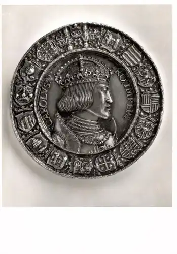 8000 MÜNCHEN, Staatliche Münzsammlung, Kaiser Karl V., Dedikationsmedaille der Stadt Nürnberg