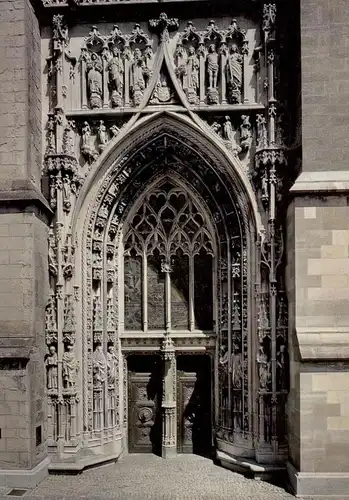 CH 1000 LAUSANNE VD, Portal der Cathedrale