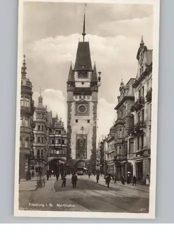 7800 FREIBURG, Martinstor, Strassenbahn