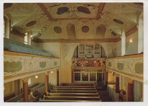 6349 GREIFENSTEIN, Schlosskapelle, Innenansicht, Orgel