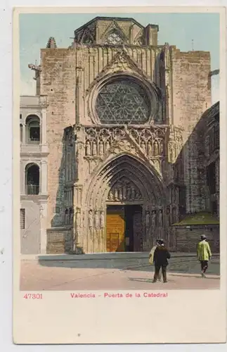 F 46000 VALENCIA, Puerta de la Catedral, color, ca. 1905
