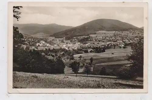 7630 LAHR - REICHENBACH im Schuttertal, Blick über den Ort 1945, kl. Eckknick