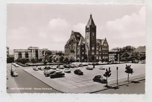 4320 HATTINGEN, Neues Rathaus, Oldtimer