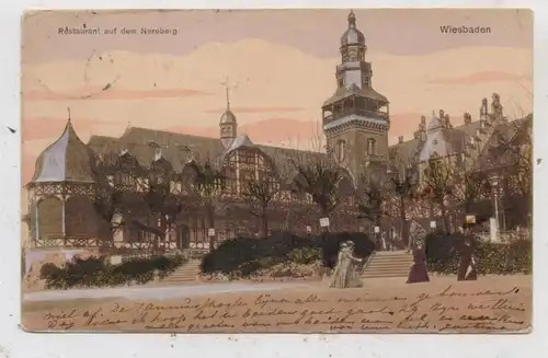 6200 WIESBADEN,  Restaurant auf dem Neroberg, Verlag Boogaart, 1906
