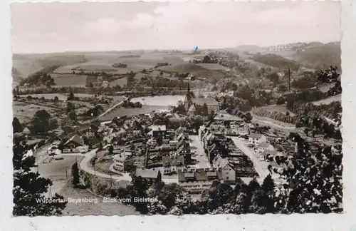 5600 WUPPERTAL - BEYENBURG, Blick vom Bielstein, ca. 1960