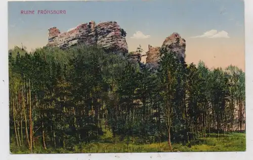 F 67510 NIEDERSTEINBACH, Ruine Frönsburg / Chateau de Froensbourg,  1919, Verlag Hartmann - Strassburg