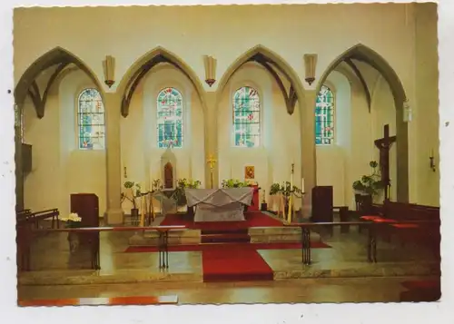 5220 WALDBRÖL, Kath. Pfarrkirche St. Michael, Altarbereich, 60er Jahre