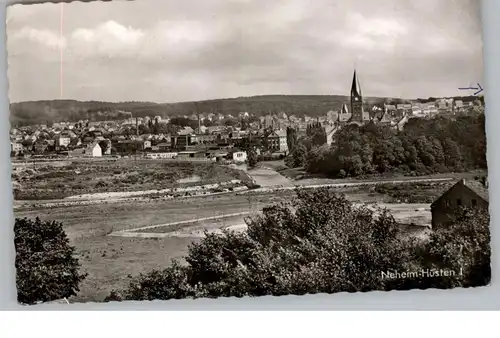 5760 ARNSBERG - NEHEIM-HÜSTEN, Blick über den Ort, 1963