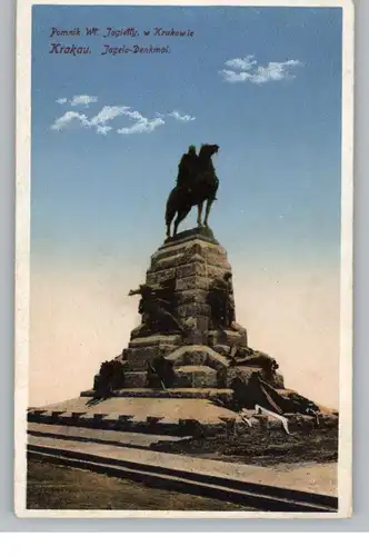 PL 30-000 KRAKOW, Jagelo-Denkmal, 1912