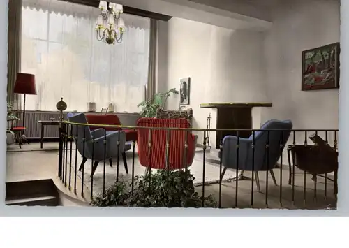 7290 FREUDENSTADT, Kurhaus - Kaminzimmer, 60iger Jahre Möbel