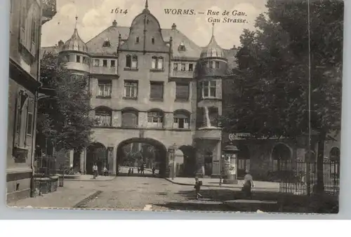 6520 WORMS Gaustrasse, Litfaßsäule, 1926