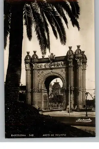 E 08000 BARCELONA, Arco de Triunfo, 1954
