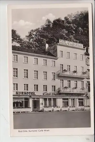 5427 BAD EMS, Kurhotel Cafe Wien, 1951