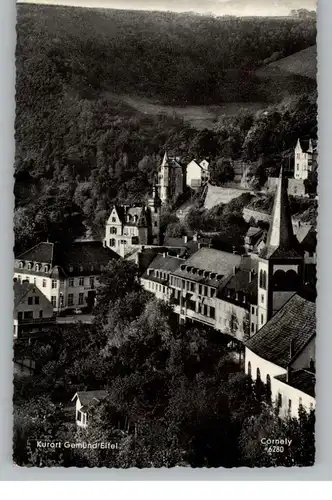 5372 GEMÜND, Blick auf den Ort, 50er Jahre
