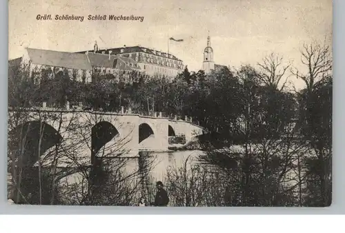 0-9296 WECHSELBURG, Gräfl. Schönburg Schloß Wechselburg, 1914