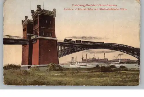 4100 DUISBURG - HOCHFELD - RHEINHAUSEN, Eisenbahnbrücke