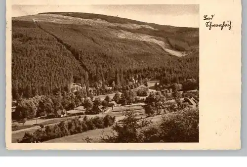 NIEDER - SCHLESIEN - BAD FLINSBERG - BAD SCHWARZBACH / SWIERADOW ZDROJ, Blick auf das Dorf, 1942