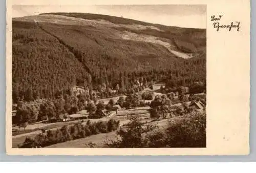 NIEDER - SCHLESIEN - BAD FLINSBERG - BAD SCHWARZBACH / SWIERADOW ZDROJ, Blick auf das Dorf, 1942