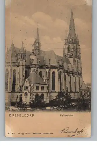 4000 DÜSSELDORF - UNTERRATH, Petruskirche, 1905