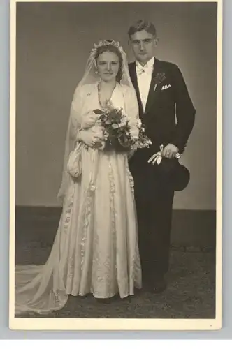 HOCHZEIT - Photo-AK 1948