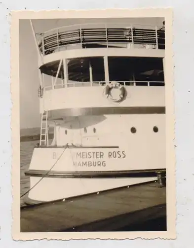 2192 HELGOLAND Seebäderschiff "Bürgermeister Ross", Kleinphoto 7,2 x  10,2 cm