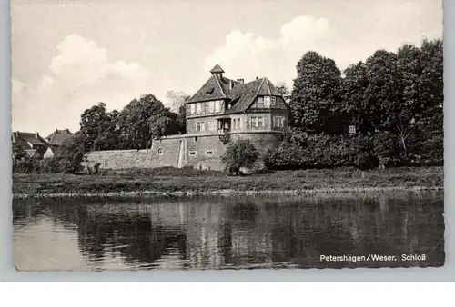 4953 PETERSHAGEN, Schloß an der Weser, 1966