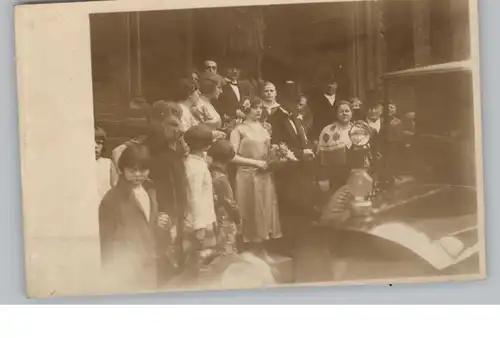 HOCHZEIT, 7 Photo-AK vom Standesamt bis zur Feier im Restaurant, Photograph Leendertz Köln-Mülheim - Düsseldorf