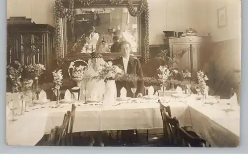 HOCHZEIT, 7 Photo-AK vom Standesamt bis zur Feier im Restaurant, Photograph Leendertz Köln-Mülheim - Düsseldorf