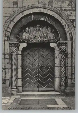 3200 HILDESHEIM, Portal der Godehardkirche