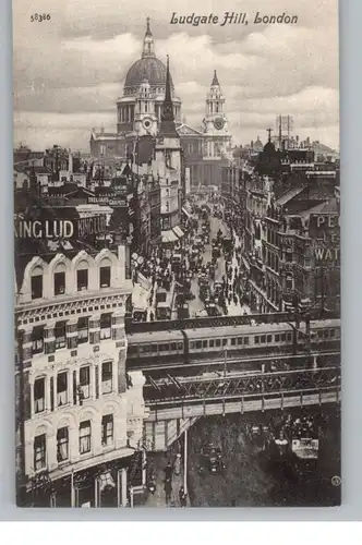 UK - ENGLAND - LONDON, Ludgate hill, Railway, Valentines