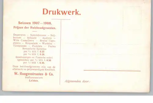 5423 BRAUBACH, Künstler-Karte Heilinger, Werbekarte Fa. Hoogenstraaten - Leiden