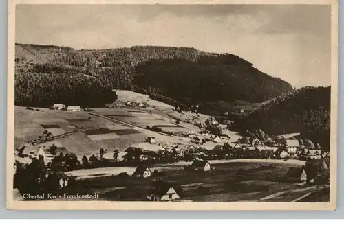 7292 BAIERSBRONN - OBERTAL, Blick über das Dorf