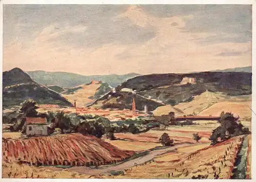 6702 BAD DÜRKHEIM, Künstler-Karte Karl Graf, Hrsg.: Deutsche Arbeitsfront NSG, Kraft durch Freude Gau Saarpfalz