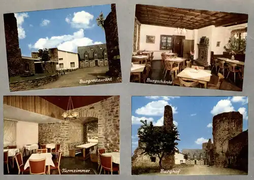 5358 BAD MÜNSTEREIFEL, Burgrestaurant, 1962