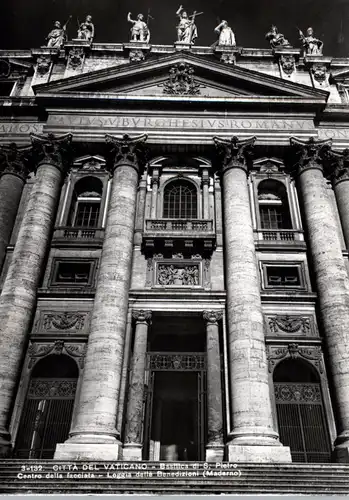 VATICAN - Peterskirche, Mittelpartie