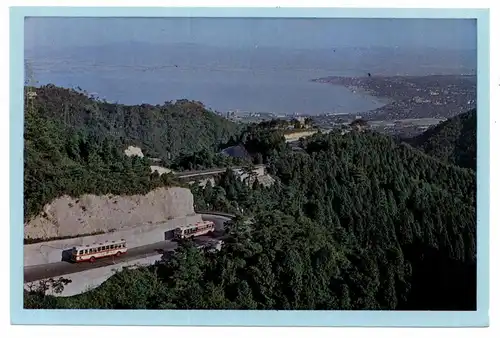 NIPPON / JAPAN - KYOTO, Drive way on  Mt. Hei