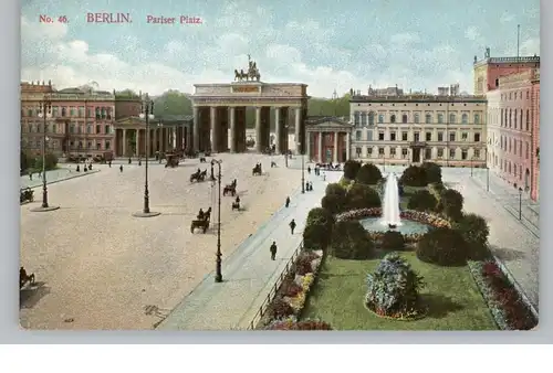 1000 BERLIN, BRANDENBURGER TOR, Pariser Platz
