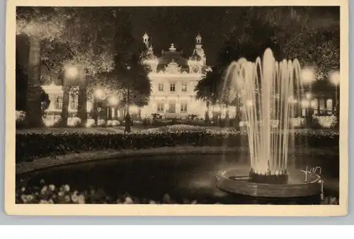 MONACO - Monte Carlo, Casino & Jardins vus  la nuit