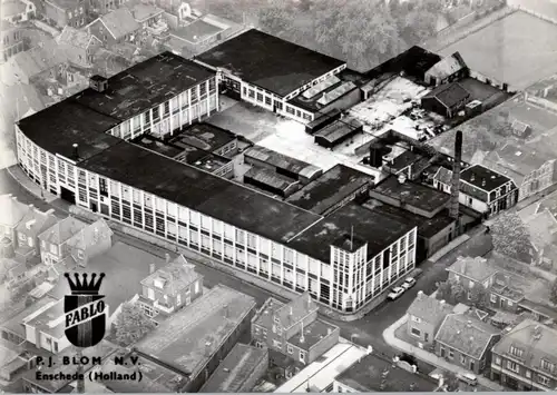OVERIJSSEL - ENSCHEDE, P.J. Blom N.V., Luchtopname