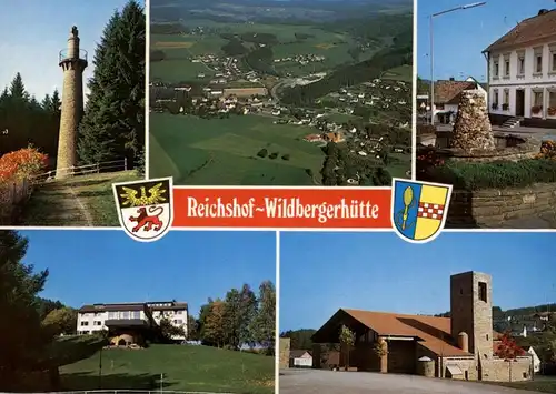 5226 REICHSHOF - WILDBERGERHÜTTE, Mehrbild-AK, Stadtwappen