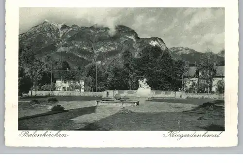 8100 GARMISCH - PARTENKIRCHEN, Kriegerdenkmal Partenkirchen