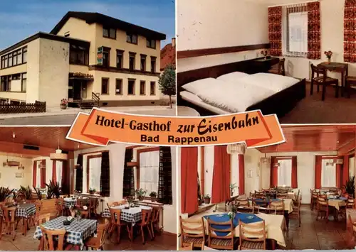 6927 BAD RAPPENAU, Hotel - Gasthof Zur Eisenbahn