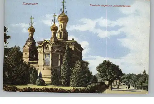 6100 DARMSTADT, Russische Kapelle, Künstlerkolonie, 1932