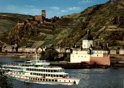 BINNENSCHIFFE - RHEIN, KÖLN - DÜSSELDORFER "DRACHENFELS" vor Kaub