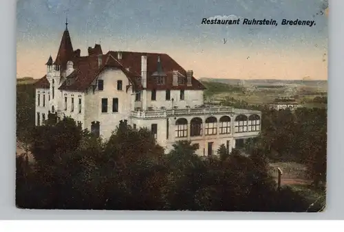 4300 ESSEN - BREDENEY, Hotel Restaurant Ruhrstein, 1919