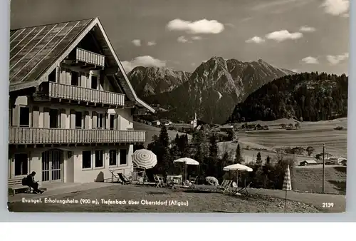 8980 OBERSTDORF - TIEFENBACH, Ev. Erholungsheim, 1960