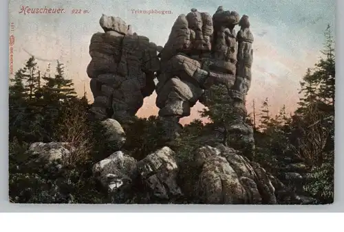 NIEDER - SCHLESIEN - KARLSBERG / KARLOW, HEUSCHEUER, Triumphbogen, 1912