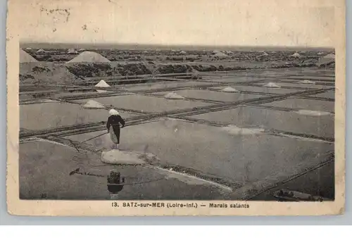 BERUFE - Salzgewinnung, Batz - sur - Mer / F, 1938